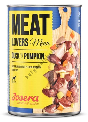 Josera Meat Lovers Menu Duck with Pumpkin 400 g