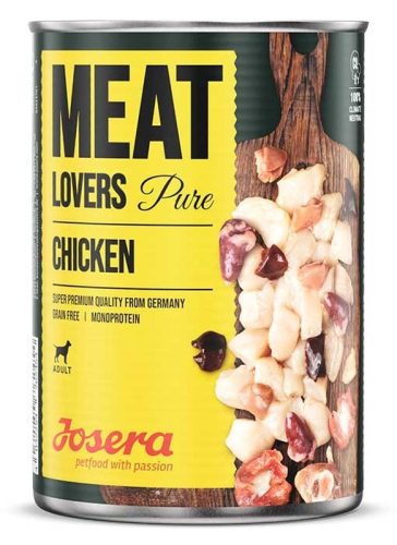 Josera Meat Lovers Pure Chicken (csirkehússal) konzerv kutyáknak 6x400g