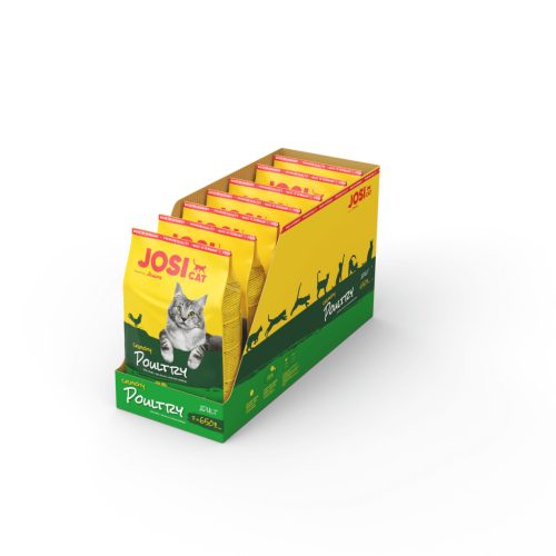 JosiCat Crunchy Poultry 7 x 650 g macskatáp