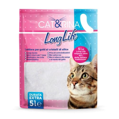 Cat&Rina Long Life Szilikonos Macskaalom 5 liter