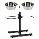 BPS - Állítható etető állvány + 2db 2,8L fémtál