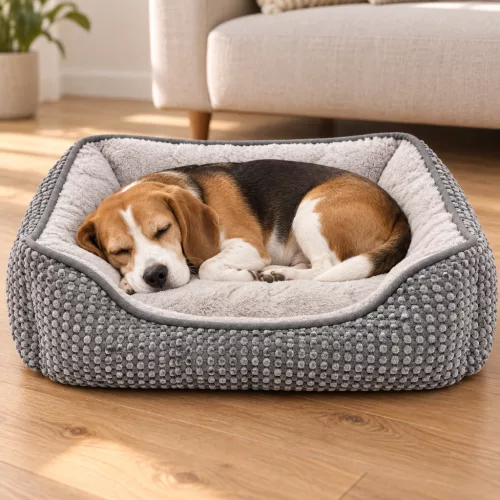 SNUGGLE - Extra meleg szögletes fekhely - M