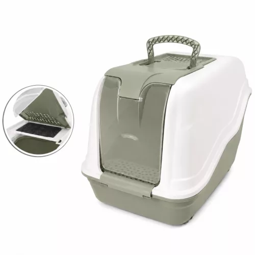 NETTA - Zárt macskatoalett, macska wc, szűrővel