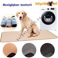 "ÖKO" Mosható kutyapelenka 90 x 70 cm - fekete