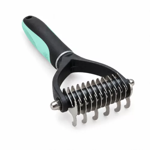 "Dematting" MINI kétoldalas aljszőr kiszedő, bontófésű