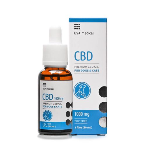 CBD olaj kutyáknak, macskáknak 1000 mg CBD / 30 ml