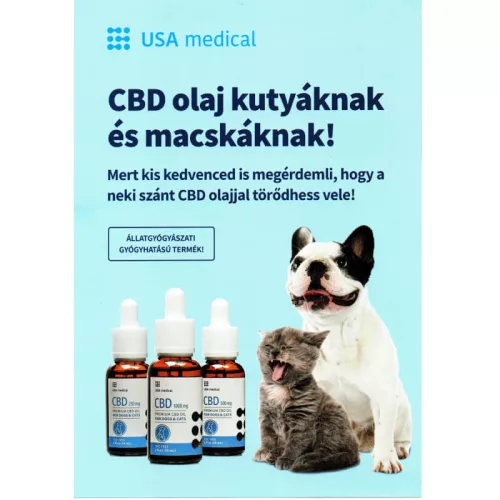 CBD olaj kutyáknak, macskáknak 500 mg CBD / 30 ml