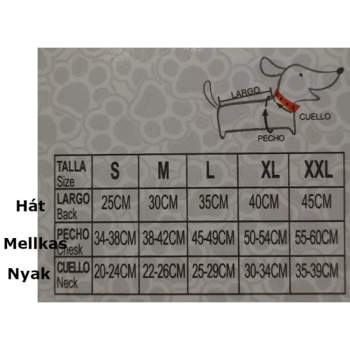 DIYO Bélelt kutyakabát