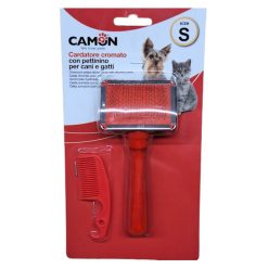 Camon Tükrös fémszálas bontókefe - S - piros