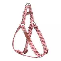   Camon OneTouch Kutyahám 15x350-600 mm állítható TWILL DOT PINK