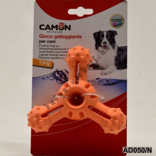 Kutyajáték vízen úszó 11 cm narancs Camon