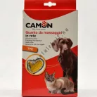 Mágikus gumis masszás, szőrfésülő kesztyű Camon B189B-AT