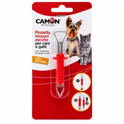 Camon Kullancs kiszedő rozsdamentes acél rugós csipesz fekete
