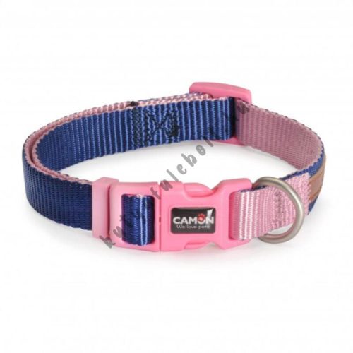 Kutyanyakörv, macskanyakörv 10 x 200-300 mm állítható Double-Premium kék-rózsaszín