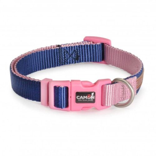   Camon Kutyanyakörv 15 x 300-400 mm állítható Double-Premium kék-rózsaszín