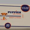Puppies Body & Paws Nedves Törlőkendő 40 db-os