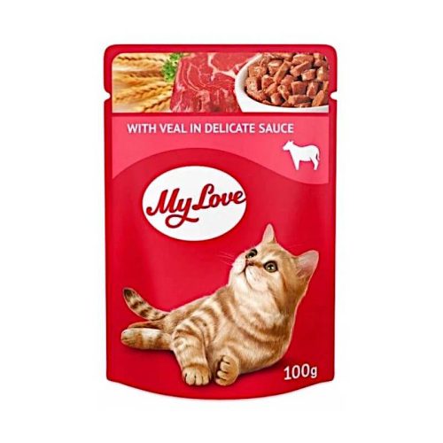 My Love Macska alutasakos Borjú szószban 100g