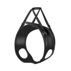   Trixie - Rehabilitációs emelőhám - Sétáltatást segítő kutyahám - fekete - (L) 65–75cm/35kg