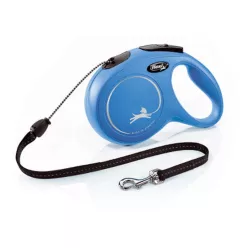   Flexi New Classic automata zsinóros póráz M 8 m 20 kg-ig - kék