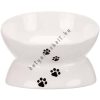 Trixie Ceramic Bowl - kerámia tál (fehér) macskák részére (0,15l /Ø13cm)