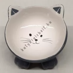   Trixie Ceramic Bowl - kerámia tál (sötétszürke) macskák részére (0,15l /Ø14cm)