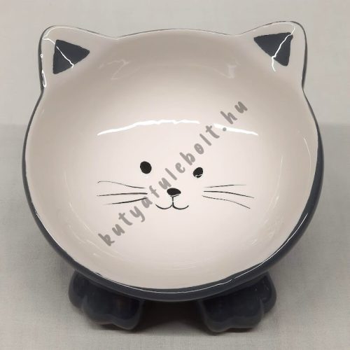 Trixie Ceramic Bowl - kerámia tál (sötétszürke) macskák részére (0,15l /Ø14cm)