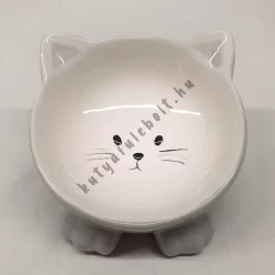   Trixie Ceramic Bowl - kerámia tál (világosszürke) macskák részére (0,15l /Ø14cm)