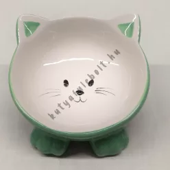   Trixie Ceramic Bowl - kerámia tál (zöld) macskák részére (0,15l /Ø14cm)