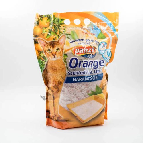 Panzi Cat szilikonos macskaalom 3,8 liter - Narancs