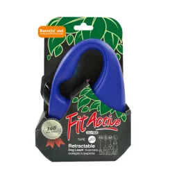   FitActive - automata szalagos póráz kutyák részére (XS) 3 m 12 kg - kék
