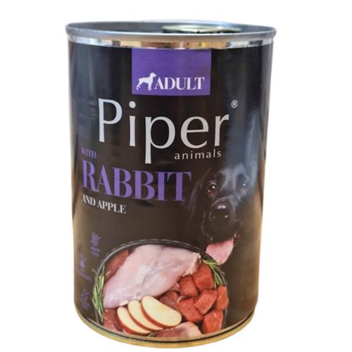 Piper Adult Rabbit and Apple (Nyúlhús, Alma) konzerv 400g