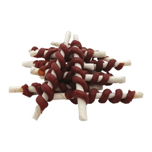 Csavart Bárányhús bőrpálcán "twister" 500g