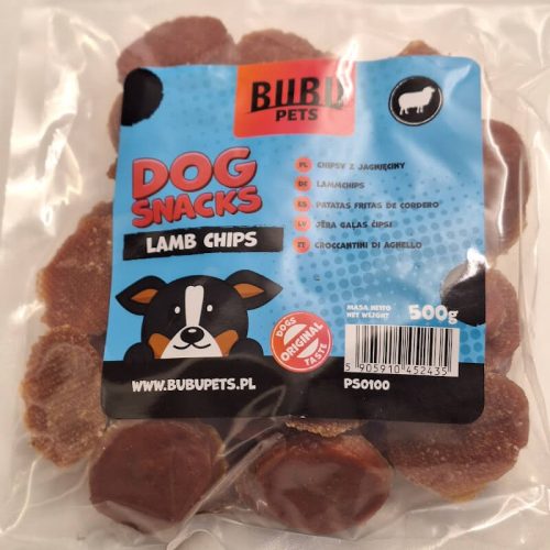 BubuPets Puha Bárányhús Chips 500g