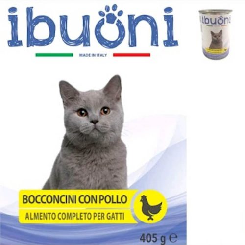 ibuoni Csirkehúsos konzerv macskáknak 405g
