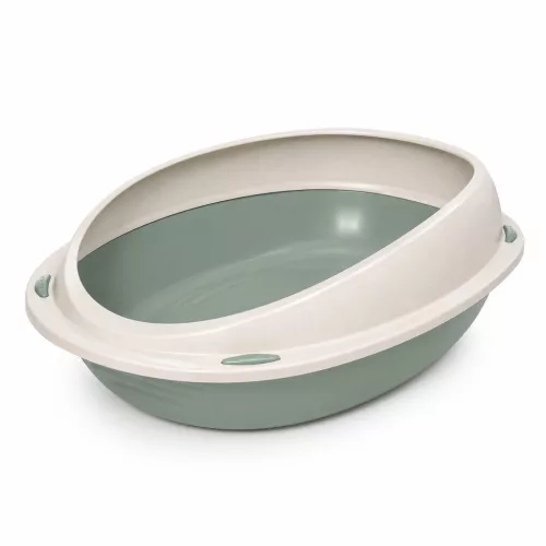 Macska WC, macskatoalett, alomtálca - zöld - S