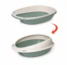 Macska WC, macskatoalett, alomtálca - zöld - L