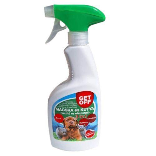 GET OFF macska és kutya Tisztító és elszoktató Spray 3in1 (500ml)