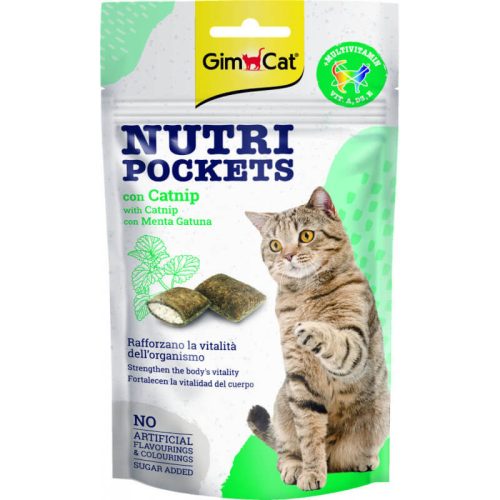 GimCat Snack NutriPockets Catnip Multivitamin 60g