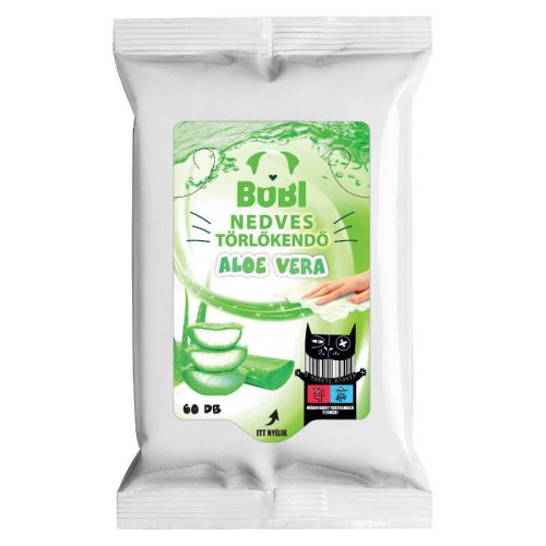 BOBI Nedves Törlőkendő 40 db-os - ALOE