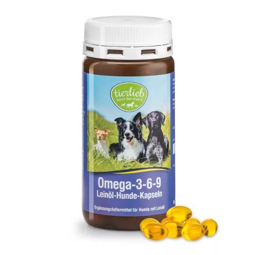 Omega-3-6-9 Lenmagolaj kapszula kutyáknak 180 db 
