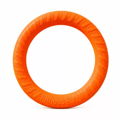 Kutyakiképző gyűrű - narancssárga - 19,5 cm