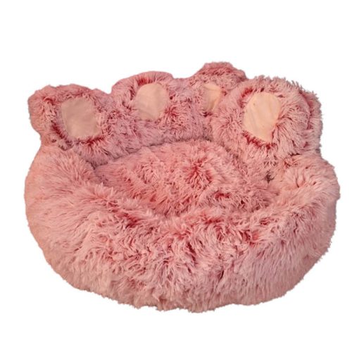 "MANCS" extra puha kerek kutya/cica fekhely 70 cm - rózsaszín