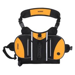   Multifunkciós taktikai kutyahám, túrahám - állítható - sárga/fekete