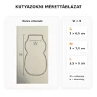 Kutyazokni, csúszásgátló talppal - M