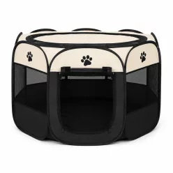 Hordozható kutya, macska kennel, összecsukható - S