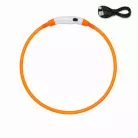 LED világító méretre vágható nyakkarika USB töltéssel - M - 55 cm
