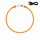 LED világító méretre vágható nyakkarika USB töltéssel - M - 55 cm