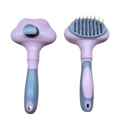   SOFTLY öntisztító kutya/macska fésű - rózsaszín - ritka