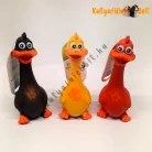 Kutyajáték - Nunbell latex sípoló kacsa kutyák részére - 18 cm