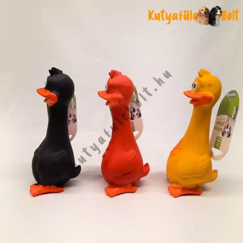 Kutyajáték - Nunbell latex sípoló kacsa kutyák részére - 18 cm